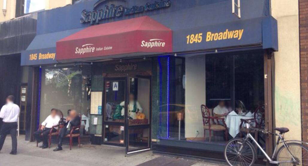 Sapphire Indian Restaurant New York New York City